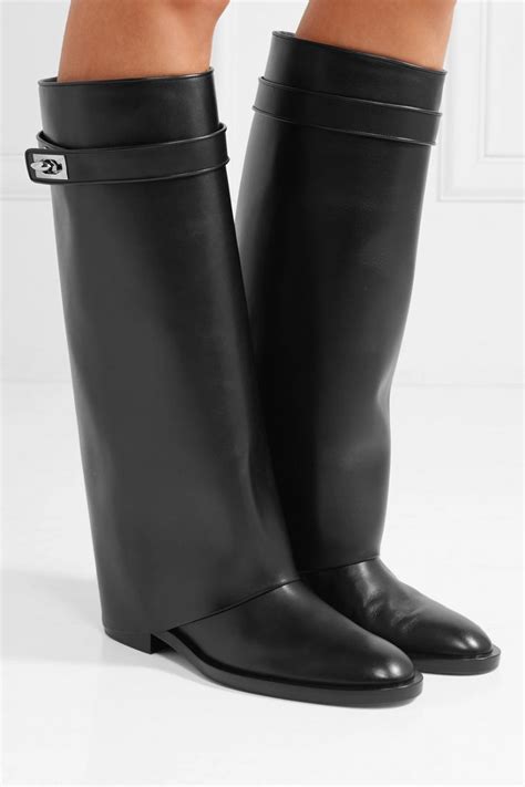 givenchy boots black and white